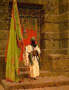 Jean Leon Gerome Unfolding the Holy Flag oil on canvas